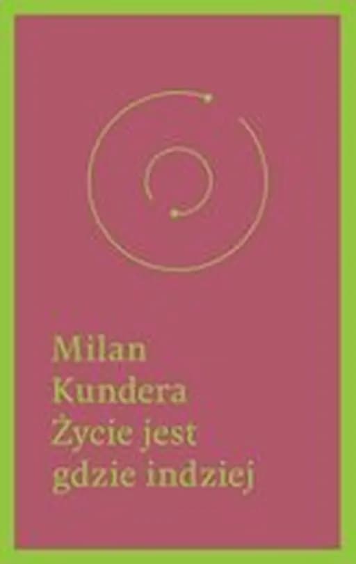 Okładka książki „Życie jest gdzie indziej” — Kundera, Milan
